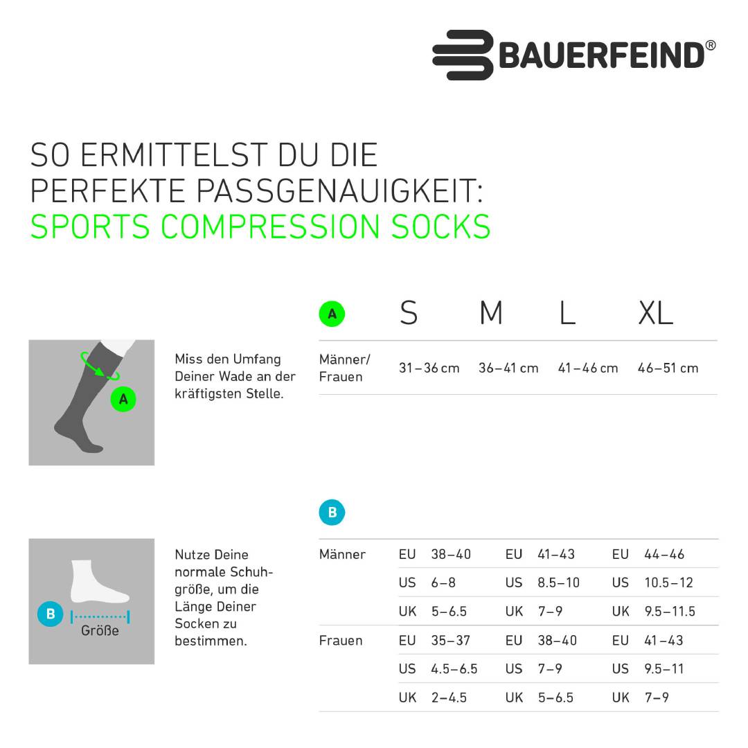Bauerfeind Sports Run Ultralight Compression Socks Damen