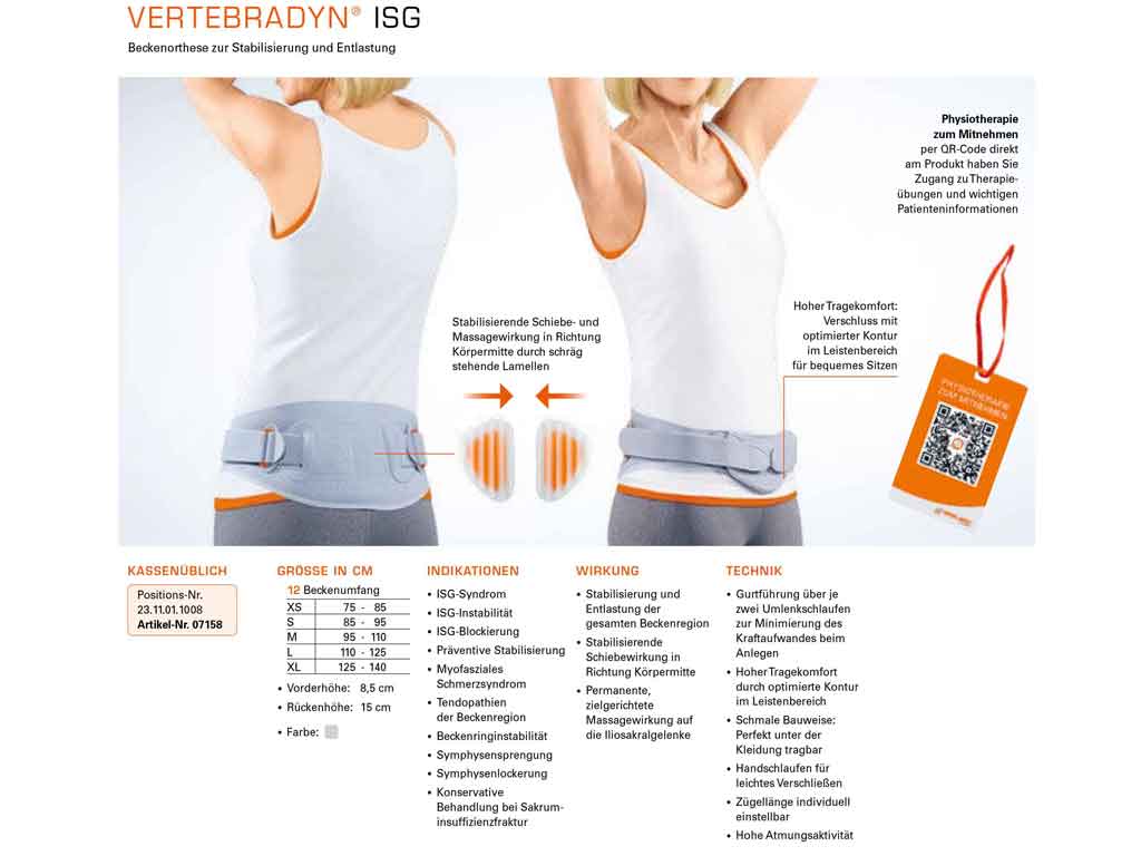Sporlastic Beckenorthese Vertebradyn ISG