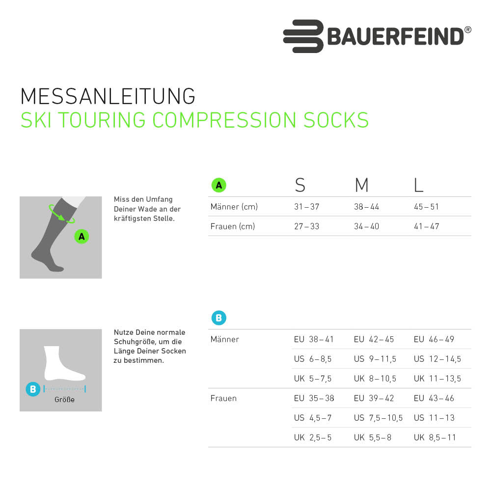 Bauerfeind Ski Performance Compression Socks Herren