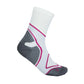 Das Bild zeigt die Bauerfeind Run Performance Mid Cut Socks, sportliche, mittelhohe Kompressionssocken. Die Socken reichen bis knapp über den Knöchel und sind für Läufer entwickelt, um während des Trainings optimalen Halt und Unterstützung zu bieten. Der Fussbereich ist gepolstert, besonders an den Zehen und der Ferse, um Druckstellen und Blasenbildung zu verhindern.