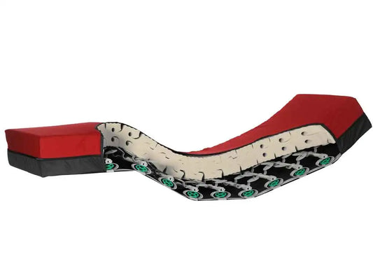 Das Bild zeigt die ThevoCalm Parkinson-Matratze, eine Spezialmatratze. Sie wurde speziell für Menschen mit Parkinson entwickelt, um deren besonderen Schlafbedürfnissen gerecht zu werden.